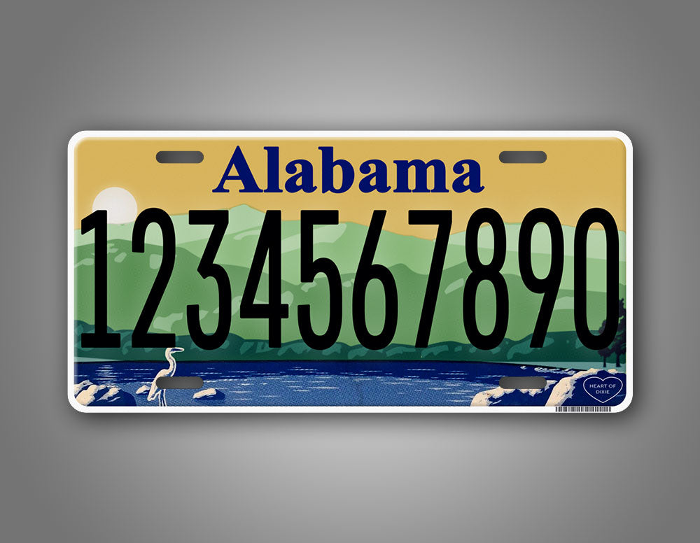 Personalized Novelty Alabama State License Plate