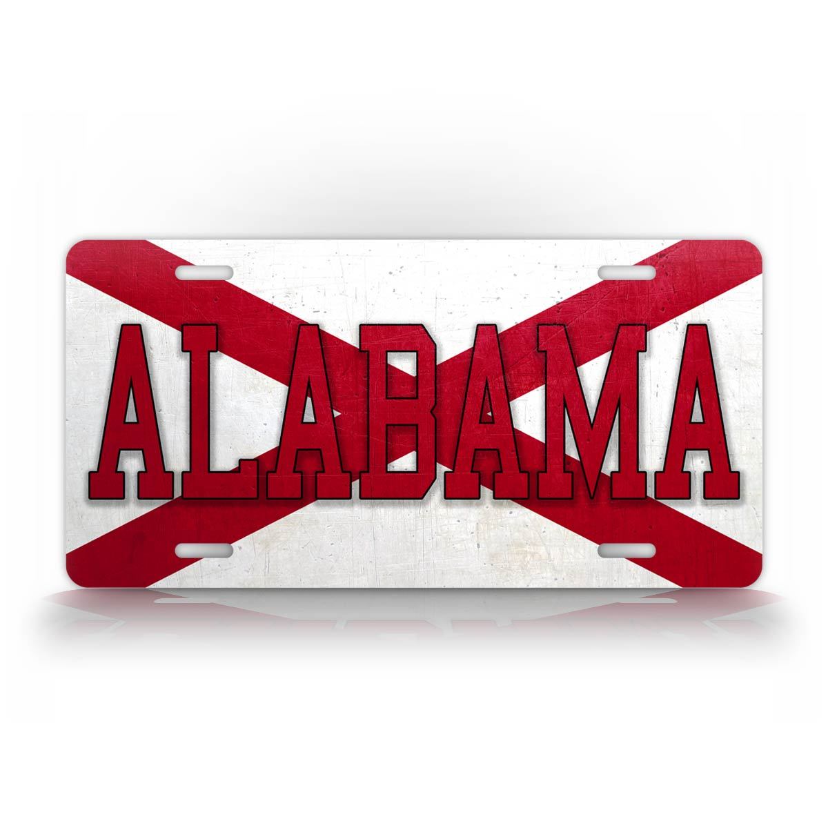 Alabama State Flag License Plate