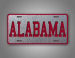 Alabama Crimson Tide Football Auto Tag