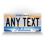 Any Text Alabama Home Sweet Home License Plate