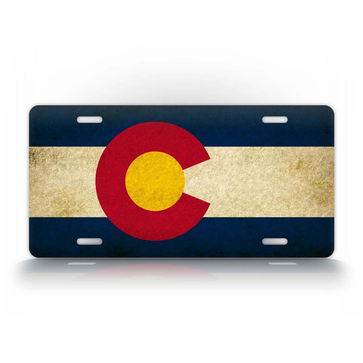 Americana Colorado License Plate