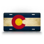 Americana Colorado License Plate