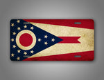 Americana Ohio State Flag Auto Tag
