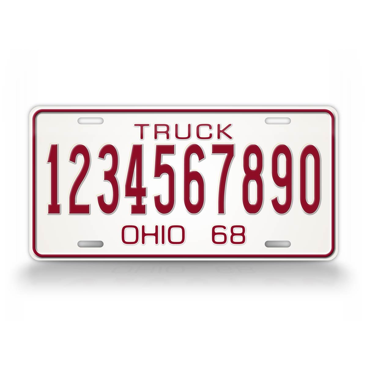 Vintage 1968 Ohio State Custom License Plate