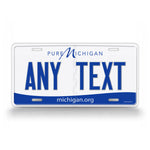 Personalized Any Text Michigan State Custom License Plate