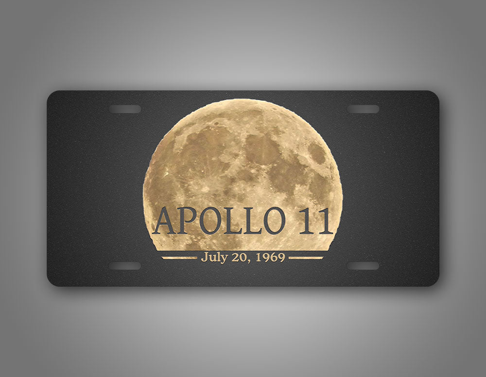 Apollo 11 Moon Landing Commemorative License Plate