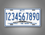 Personalized Text Australia Canberra Bush Capital Auto Tag