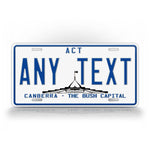 Australia Canberra Bush Capital License Plate 