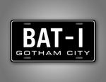 Batman Gotham City Bat-1 Auto Tag 1966 License Plate 