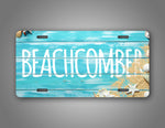 Beach Goer License Plate Beach Comber 