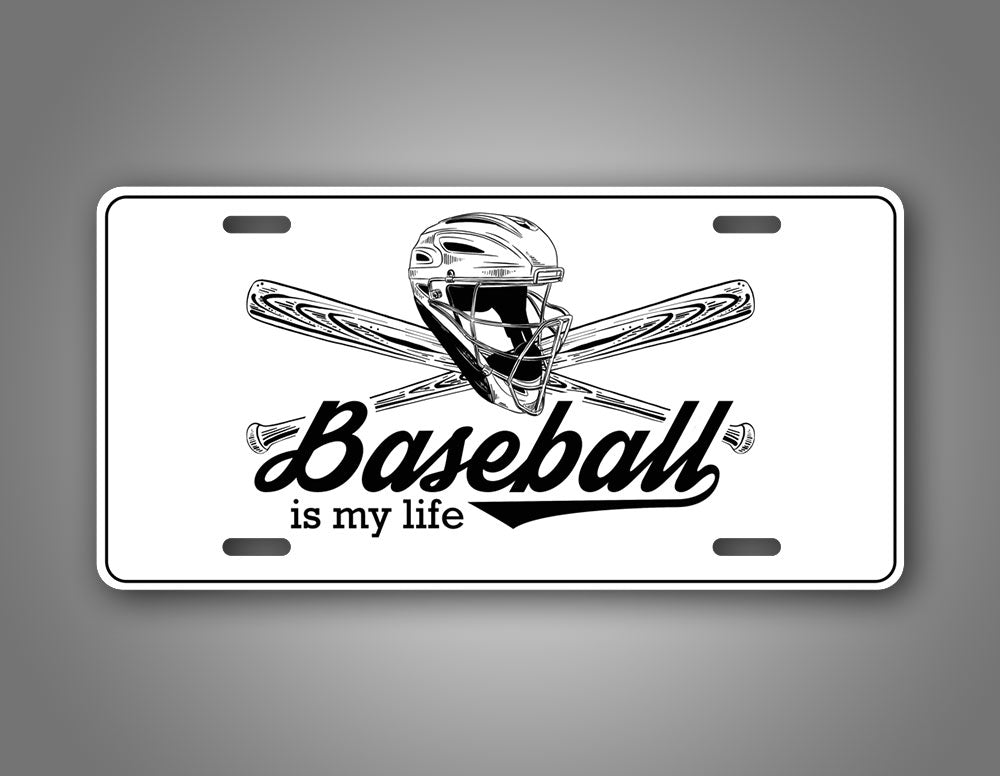 Baseball Is My Life base Ball Lover Auto Tag