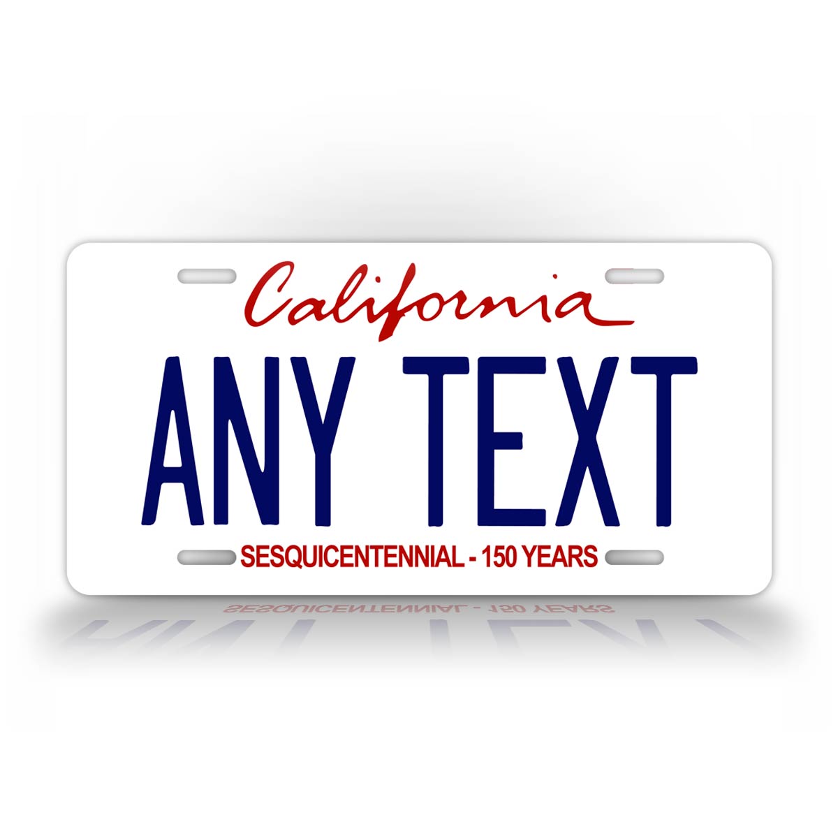 Personalized California State Replica Custom License Plate