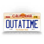 California Outatime License Plate