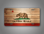 California State Flag Auto Tag