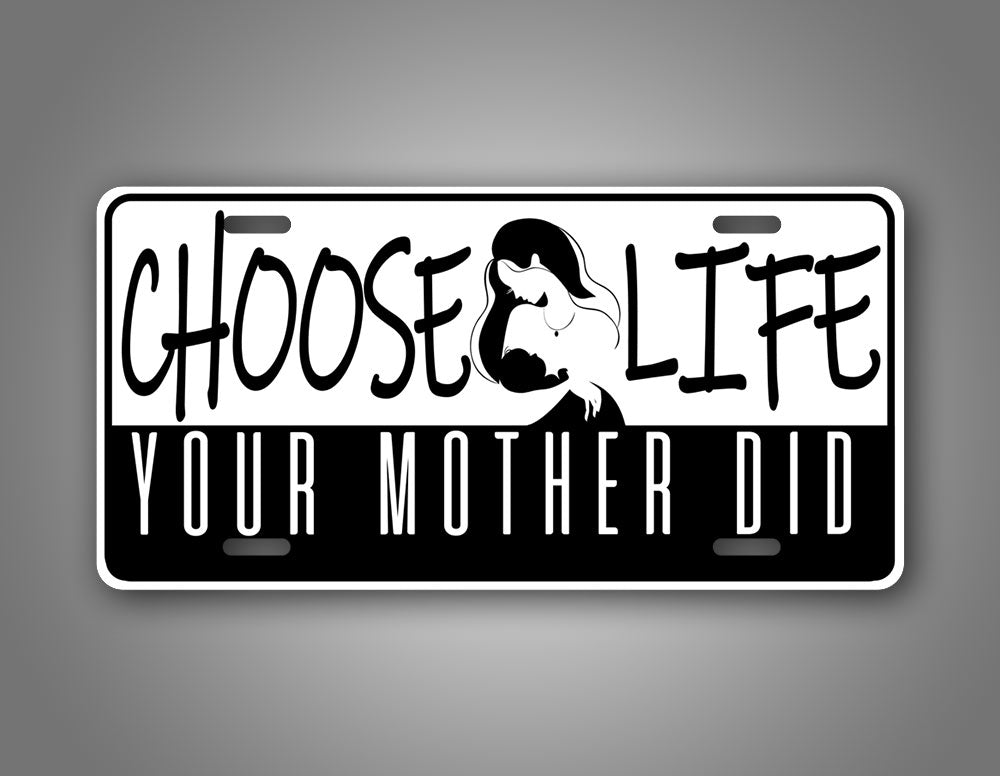 Choose Life Pro Life Auto Tag