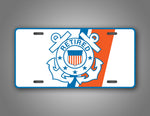 Coast Guard Anchors Retired Veteran License Plate