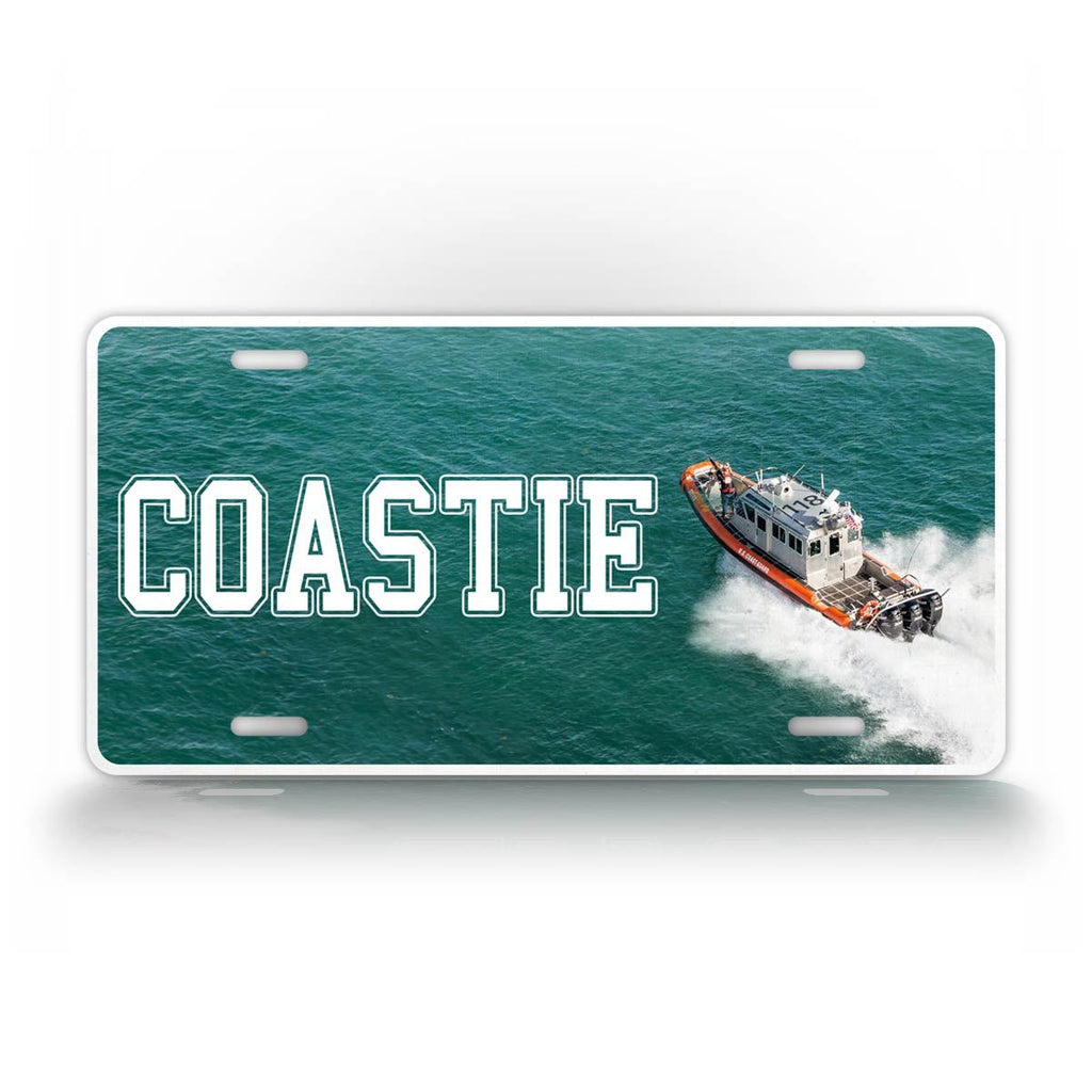 Coast Guard Veteran License Plate Coastie Boat USCG License Plate 