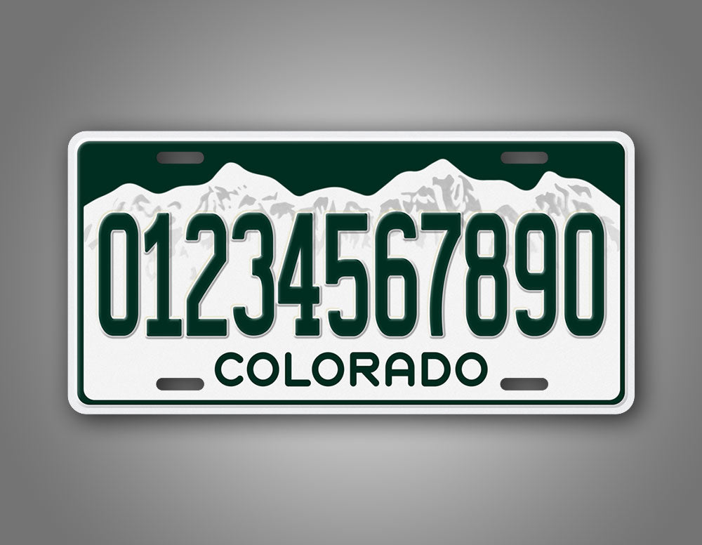 Any Text Custom Colorado Auto Tag