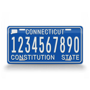 Vitnage Custom Connecticut State License Plate 