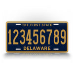 Custom Delaware State Auto Tag