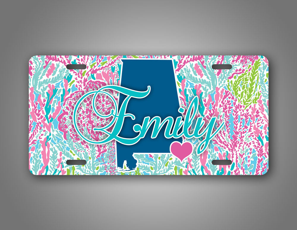 Custom Home State License Plate 