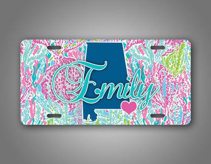 Custom Home State License Plate 