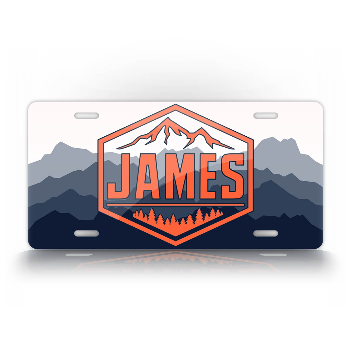 Custom Text Any Name Adventure Hiker License Plate 