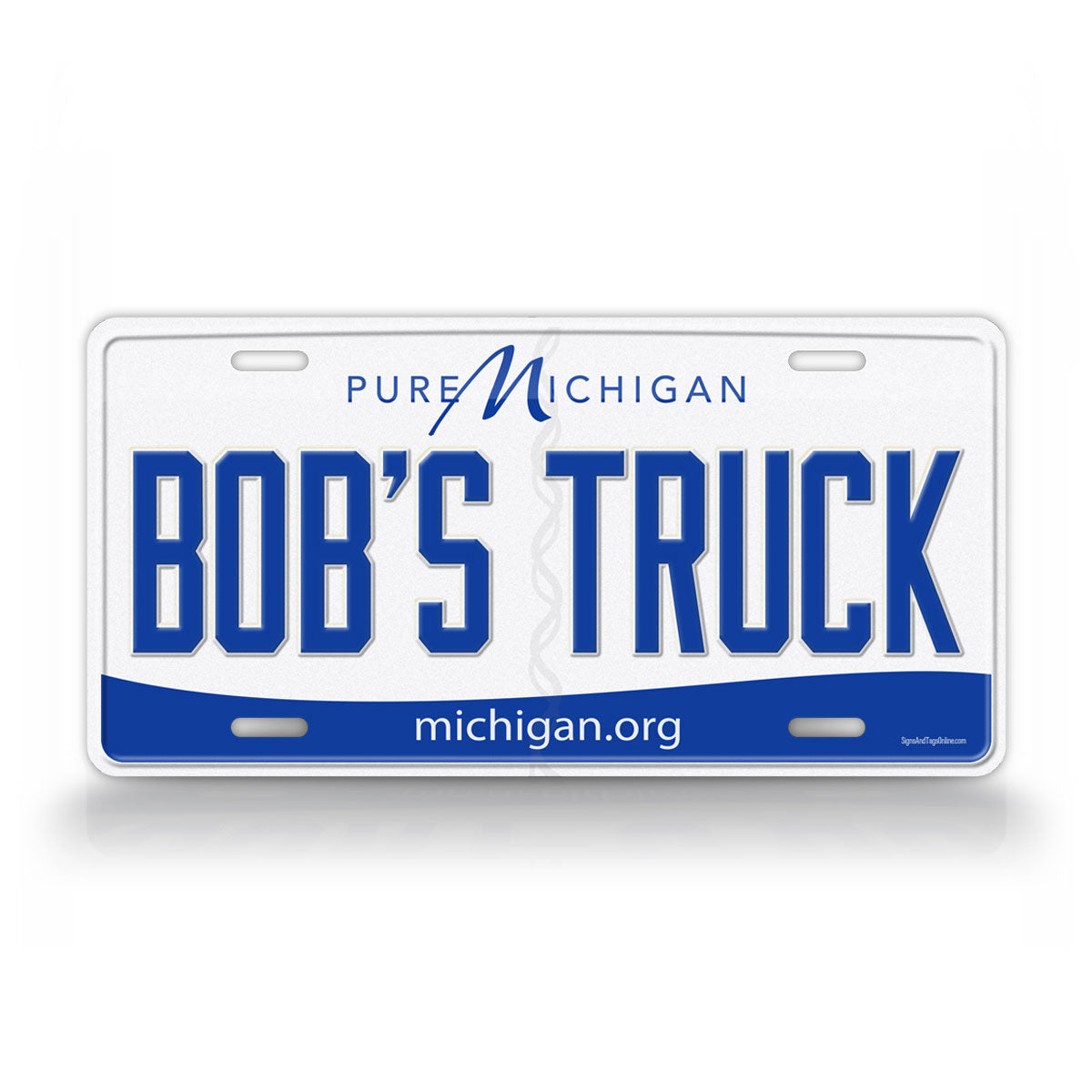 Personalized Novelty Michigan State Custom Auto Tag