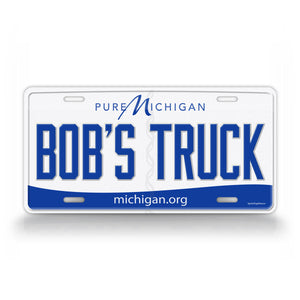 Personalized Novelty Michigan State Custom Auto Tag
