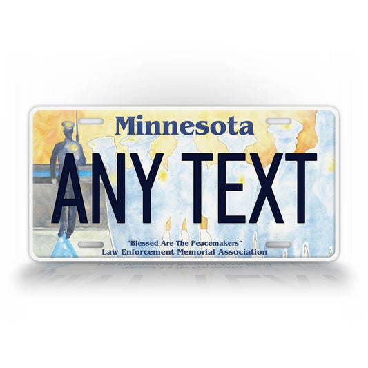 Personalized Minnesota Law Enforcement Memorial Association Custom License Plate