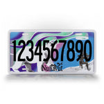 Personalized Nunavut Any Text License Plate 