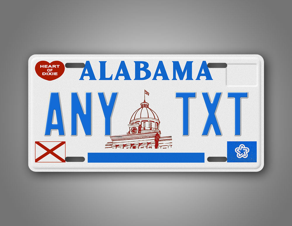 Personalized 1976-1981 Alabama State License Plate