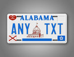 Personalized 1976-1981 Alabama State License Plate