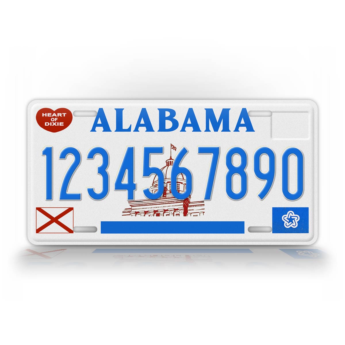 Personalized 1976-1981 Alabama State License Plate