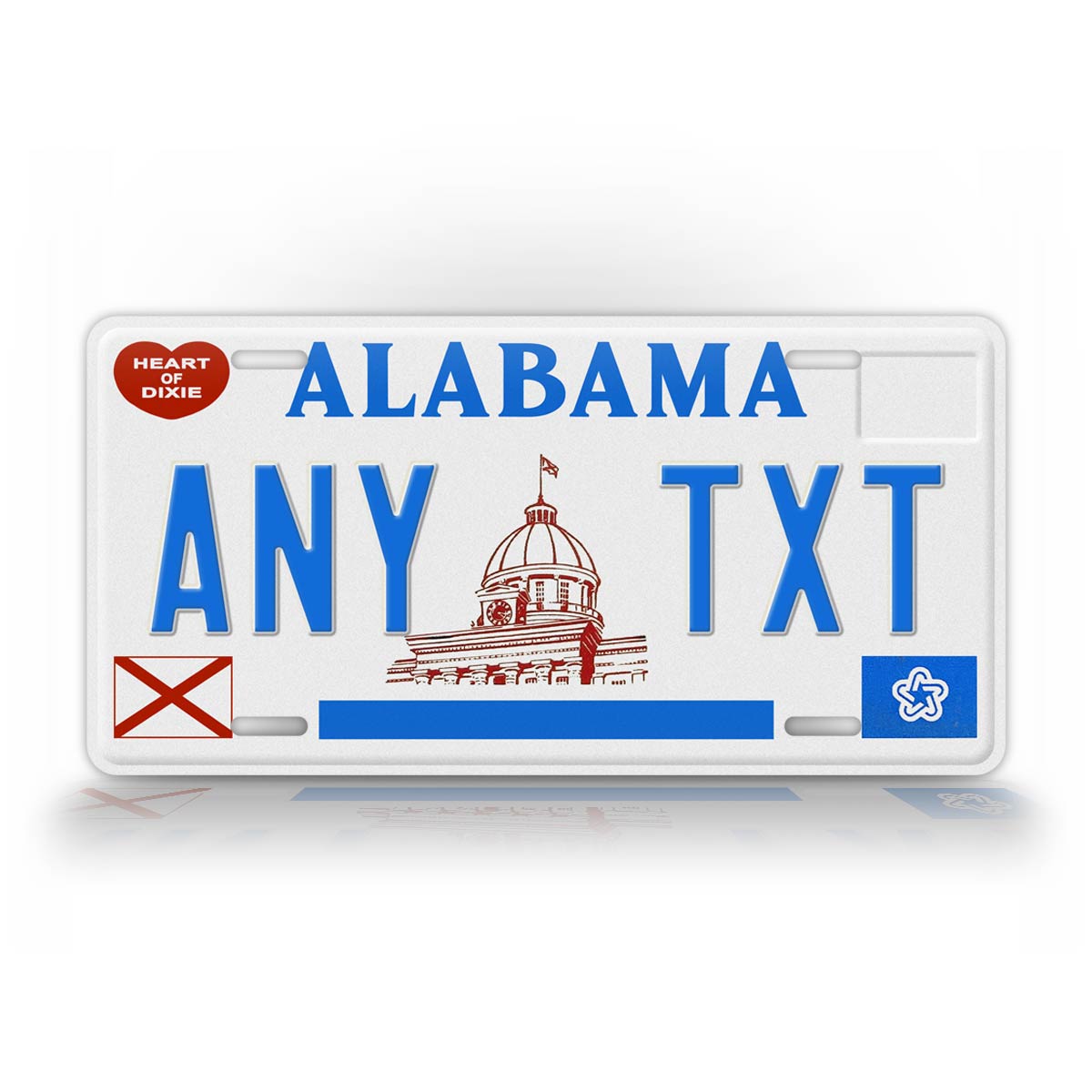 Personalized 1976-1981 Alabama State License Plate