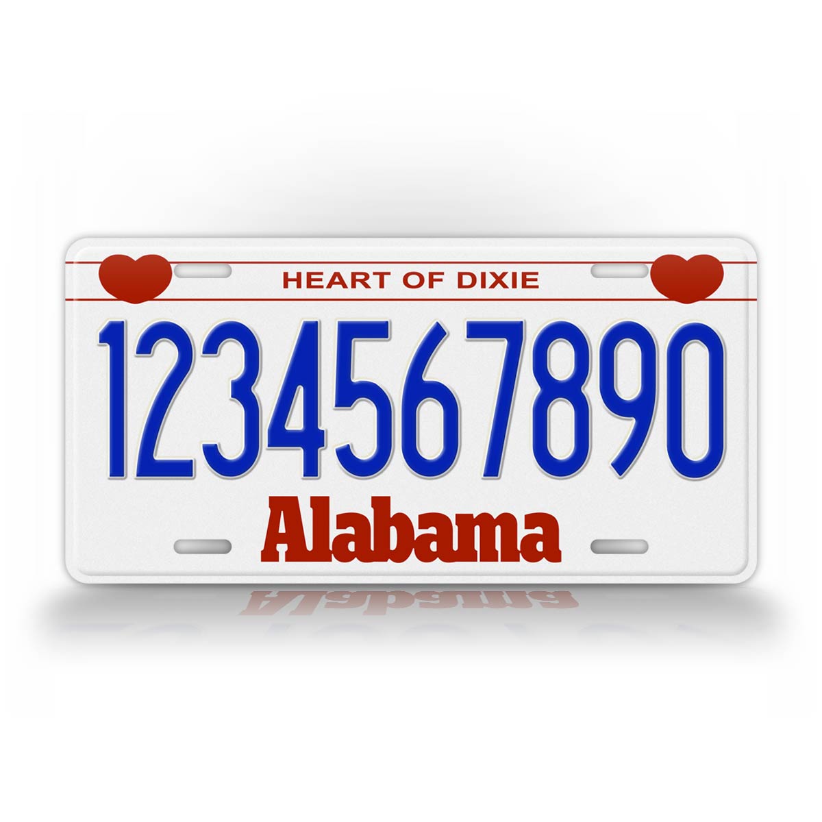 Personalized 1987-1991 Alabama State License Plate