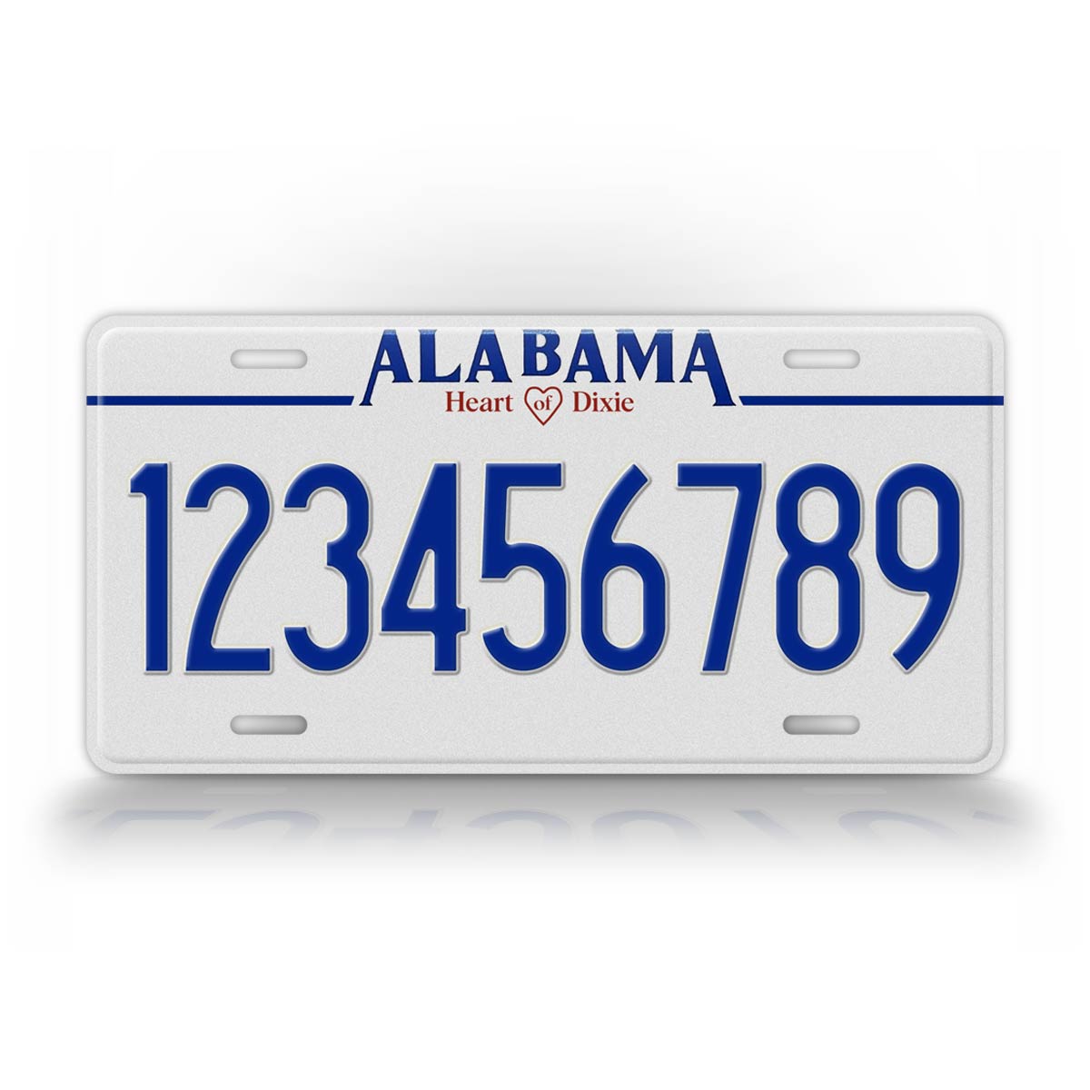 Personalized 1992-1996 Alabama State License Plate