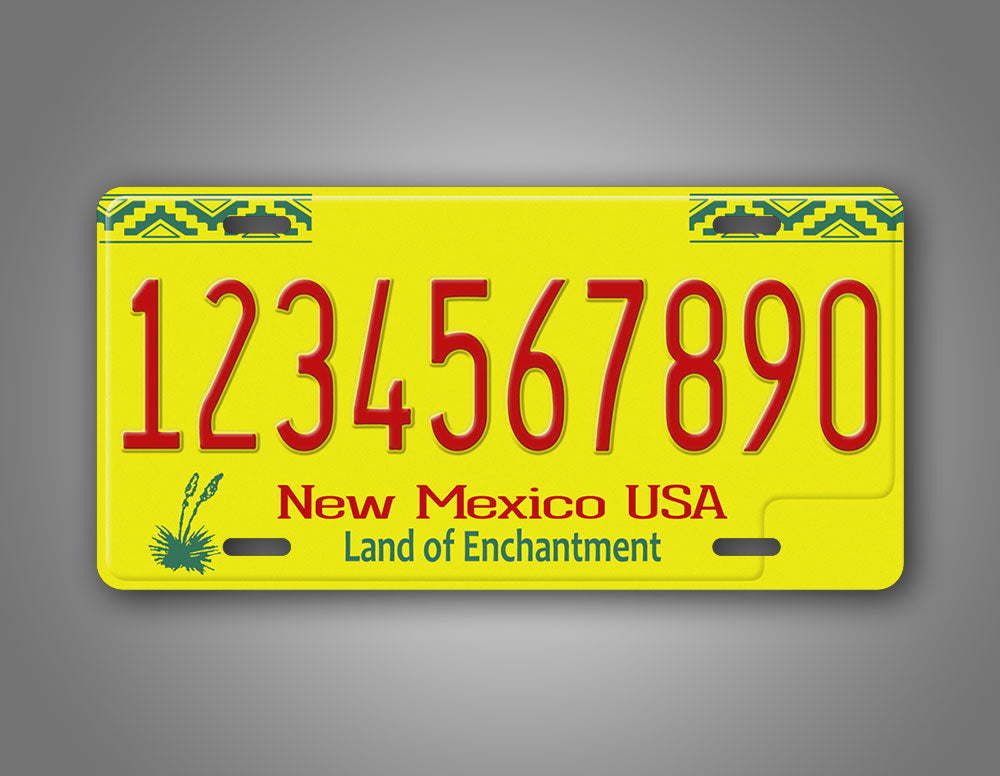 Personalized New Mexico State Custom License Plate