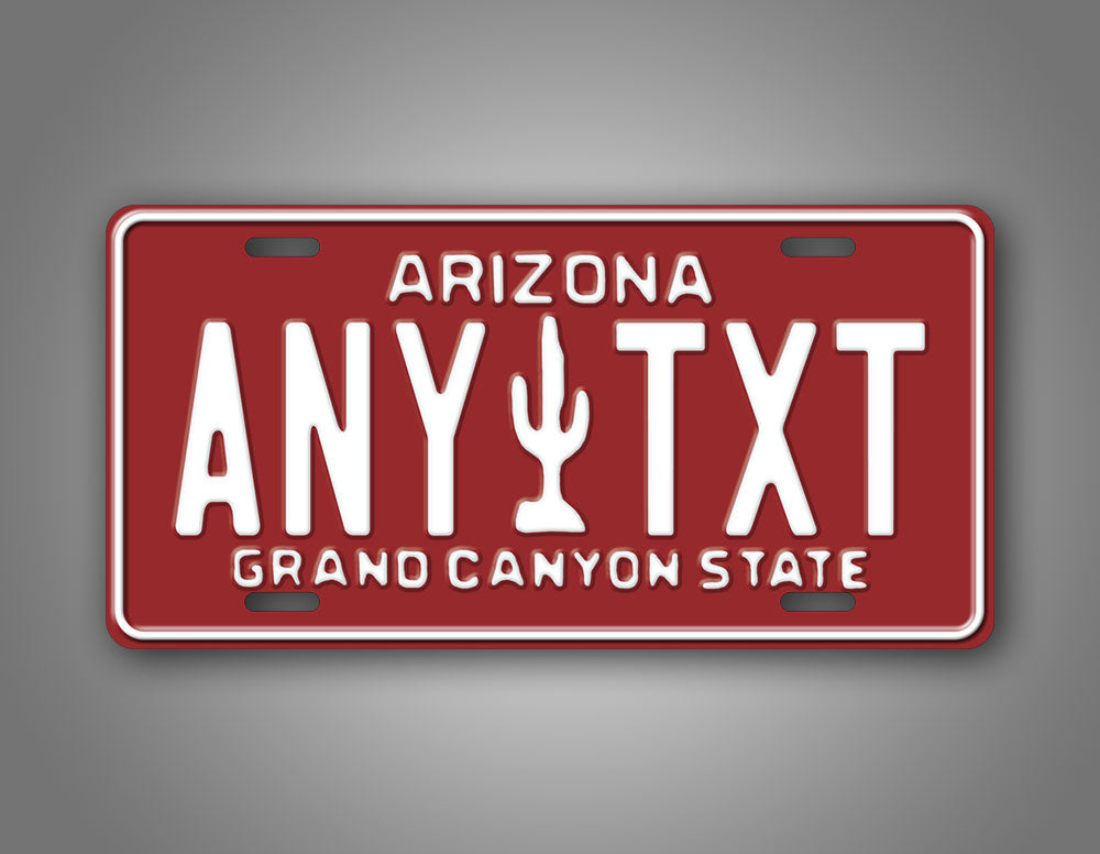 Personalized 1980-1996 Arizona State Custom License Plate