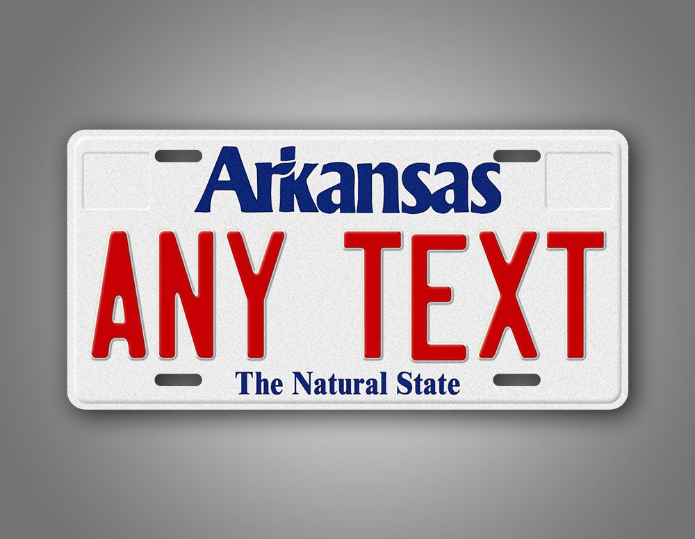 Personalized 1996-2006 Arkansas State License Plate