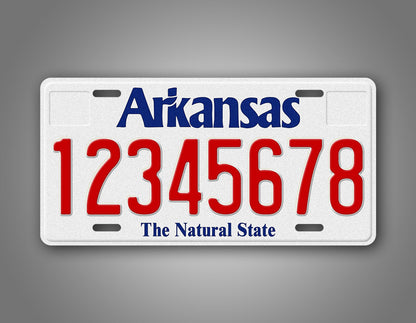 Personalized 1996-2006 Arkansas State License Plate