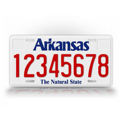 Personalized 1996-2006 Arkansas State License Plate