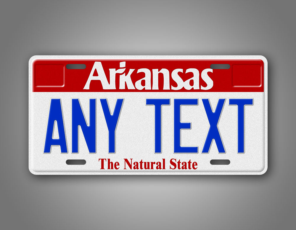 Personalized 1989-1996 Arkansas State License Plate