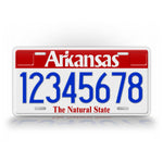 Personalized 1989-1996 Arkansas State License Plate