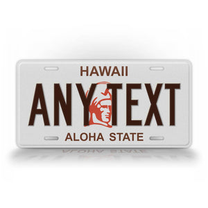 Personalized 1981-1990 Hawaii State Custom License Plate