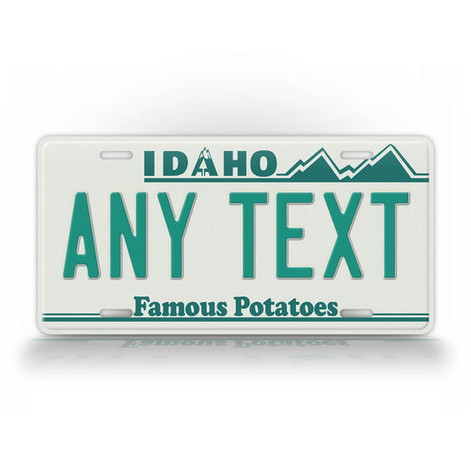 Custom 1987-1989 Idaho Famous Potatoes License Plate