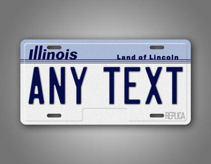 Personalized 1984-1996 Illinois State License Plate