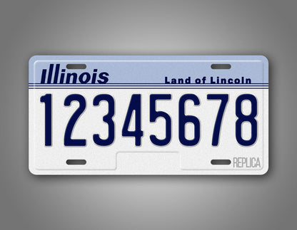 Personalized 1984-1996 Illinois State License Plate