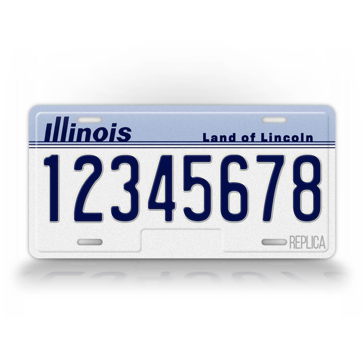 Personalized 1984-1996 Illinois State License Plate