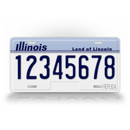 Personalized 1984-1996 Illinois State License Plate